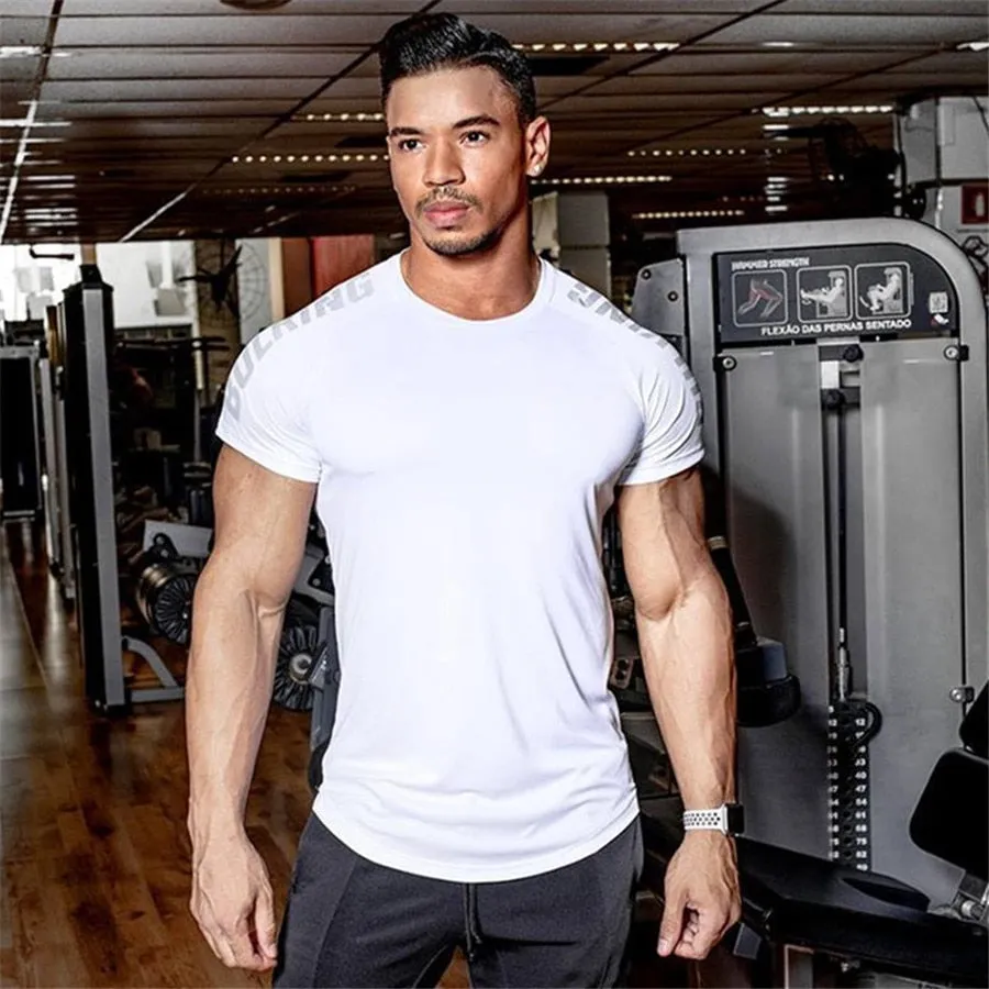 Men  Skinny Compression Quick dry  Fitness T-shirt