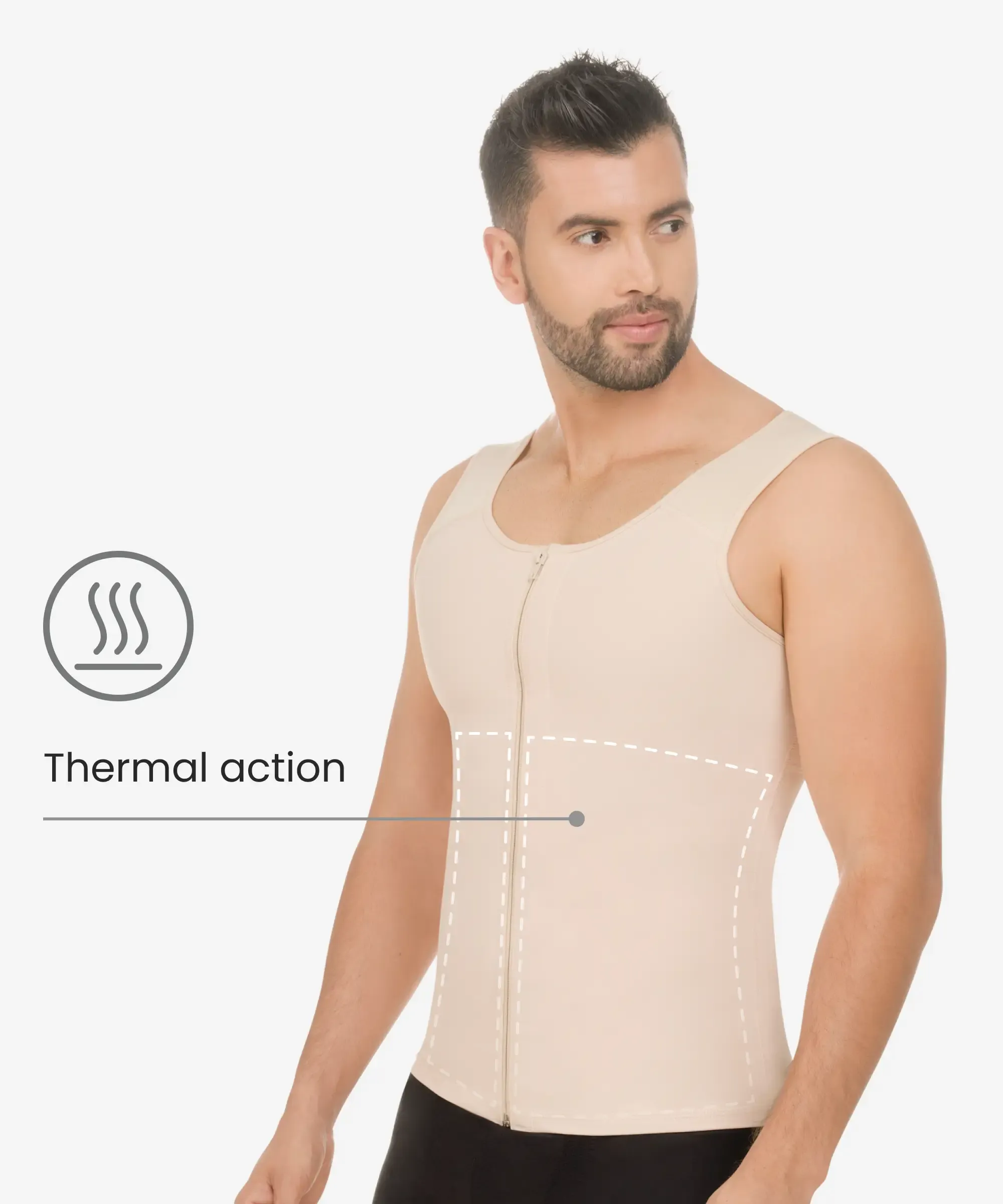 Men’s posture corrector thermal vest - Style 7005