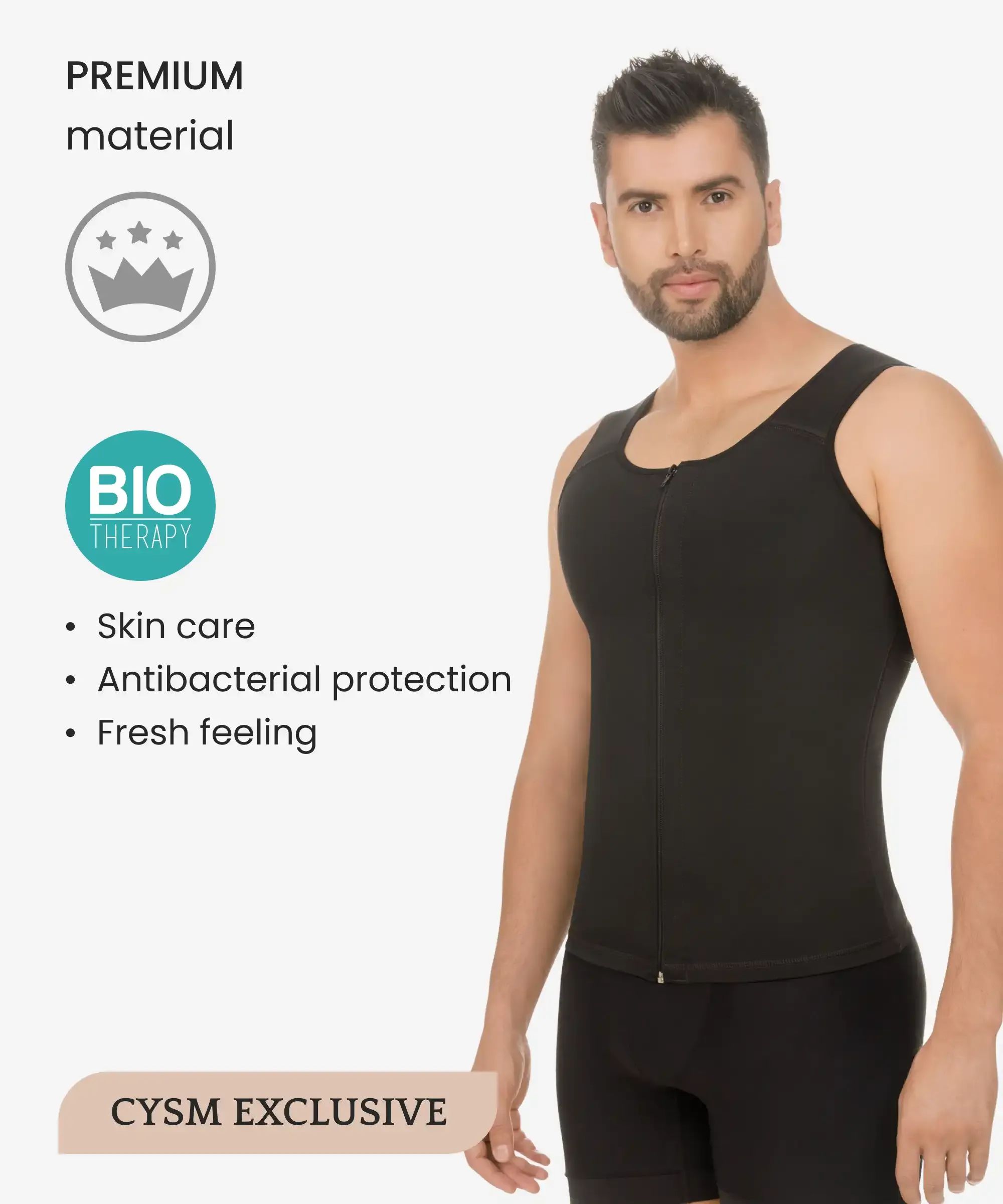 Men’s posture corrector thermal vest - Style 7005