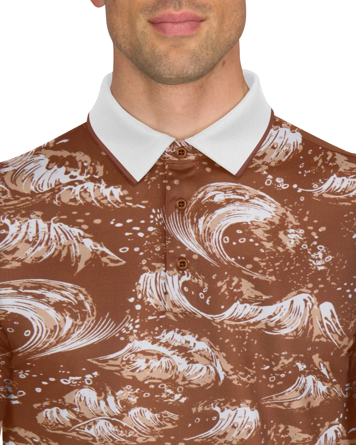 Men’s Print Golf Polos