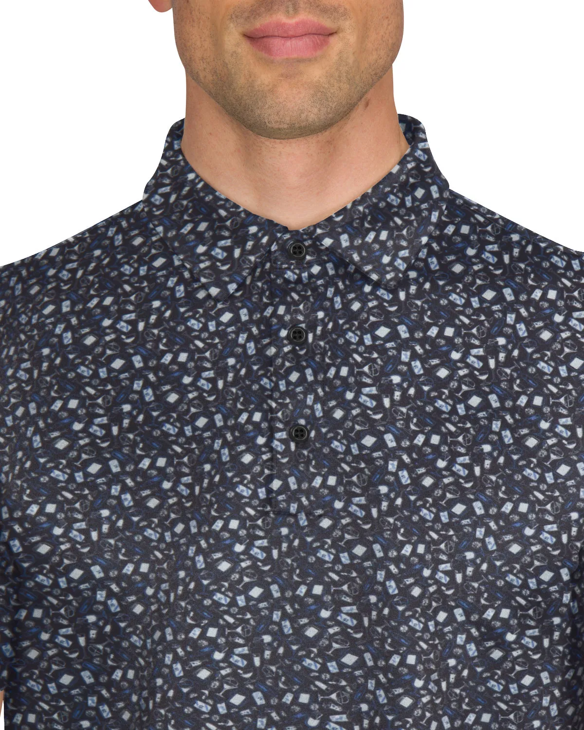 Men’s Print Golf Polos