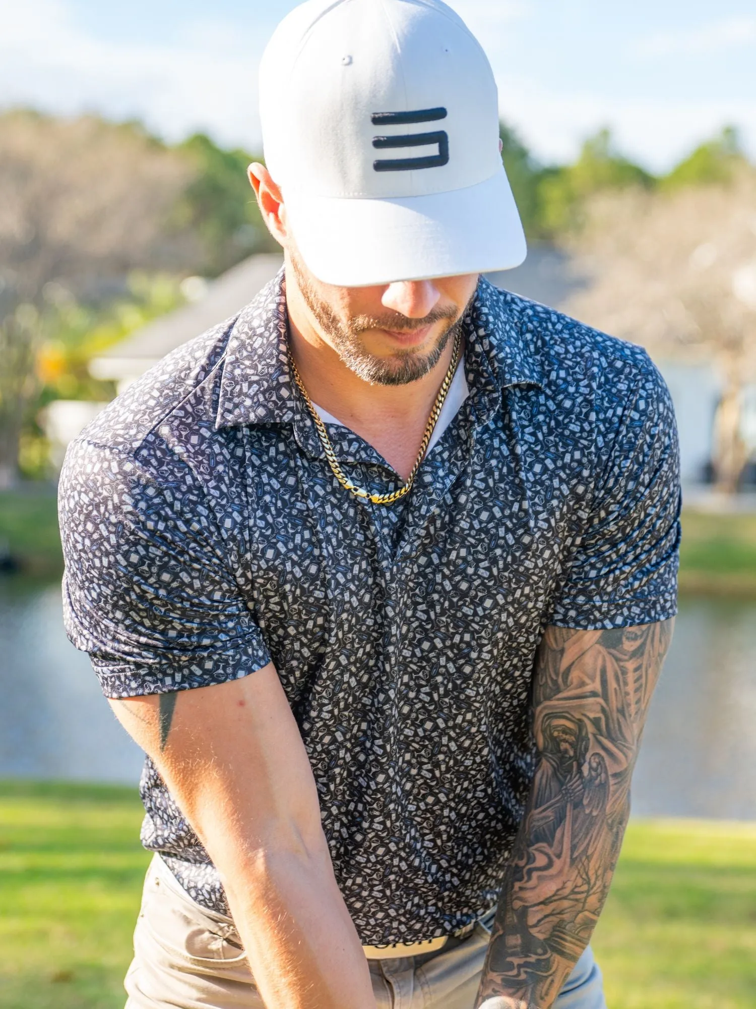 Men’s Print Golf Polos