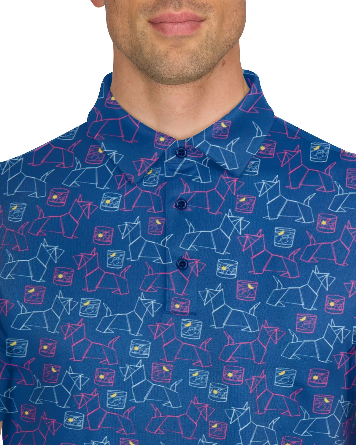 Men’s Print Golf Polos