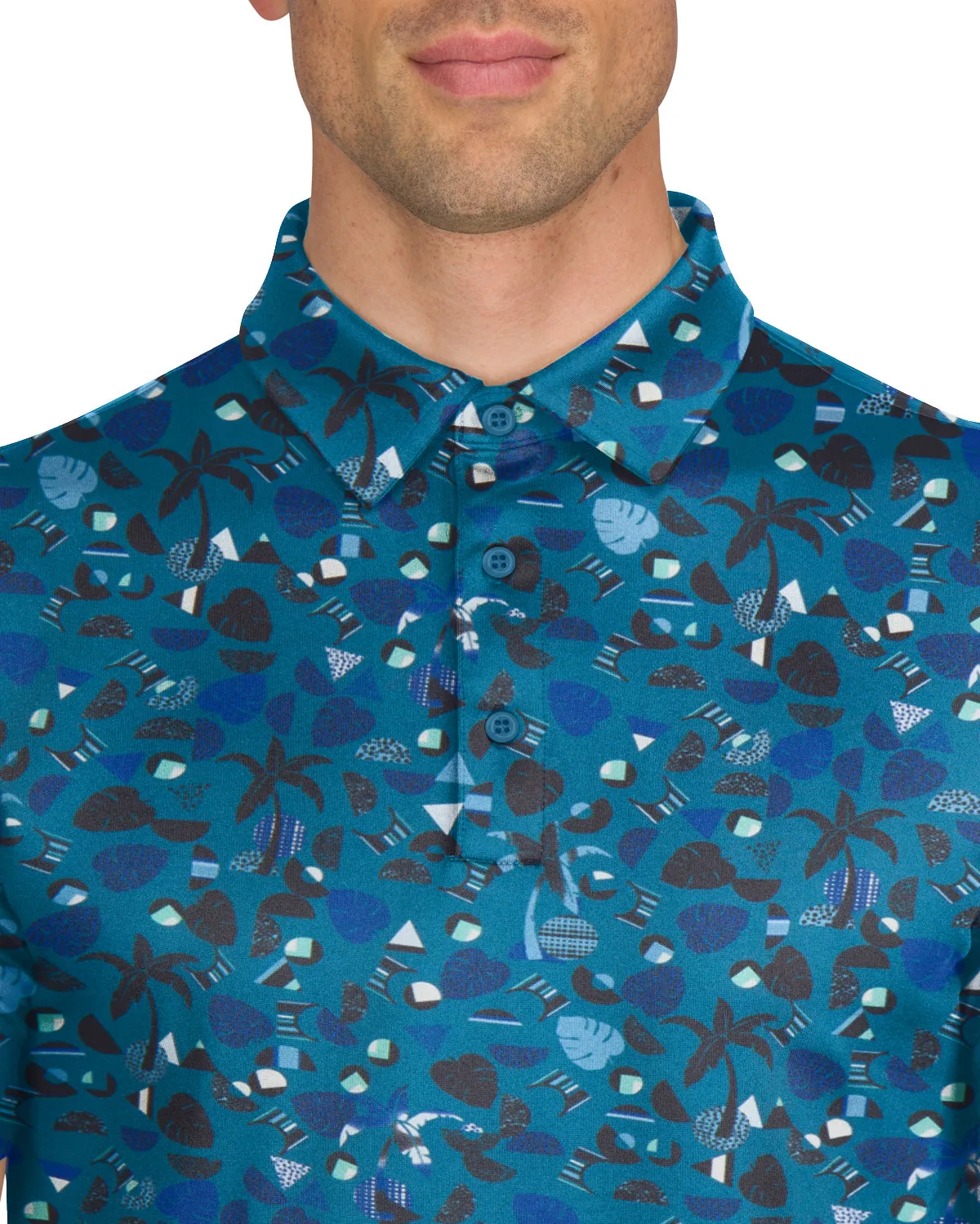 Men’s Print Golf Polos