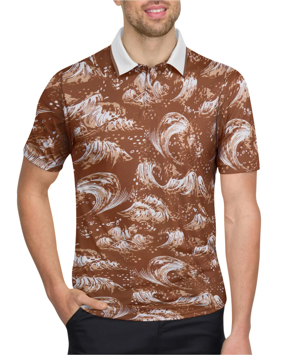 Men’s Print Golf Polos