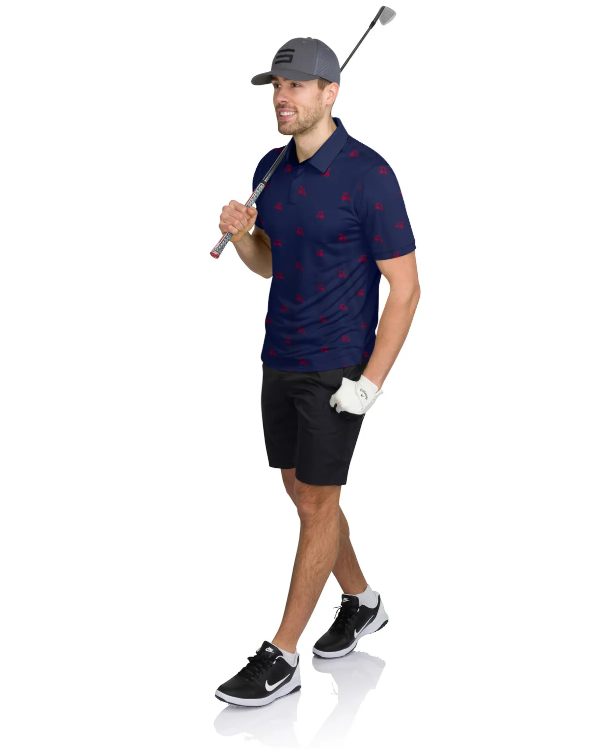 Men’s Print Golf Polos