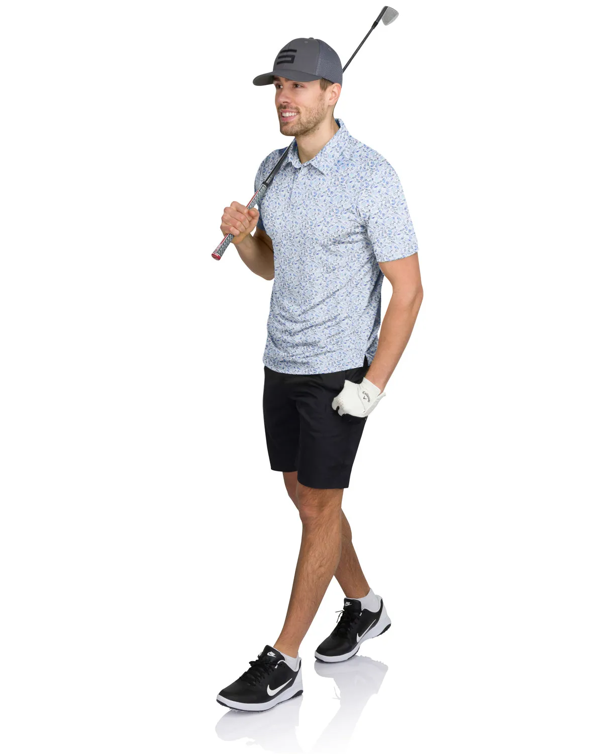 Men’s Print Golf Polos