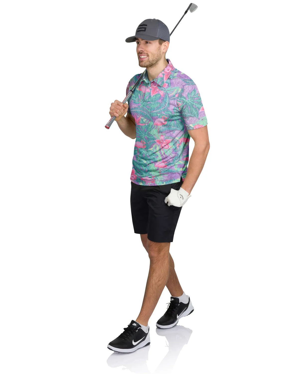 Men’s Print Golf Polos