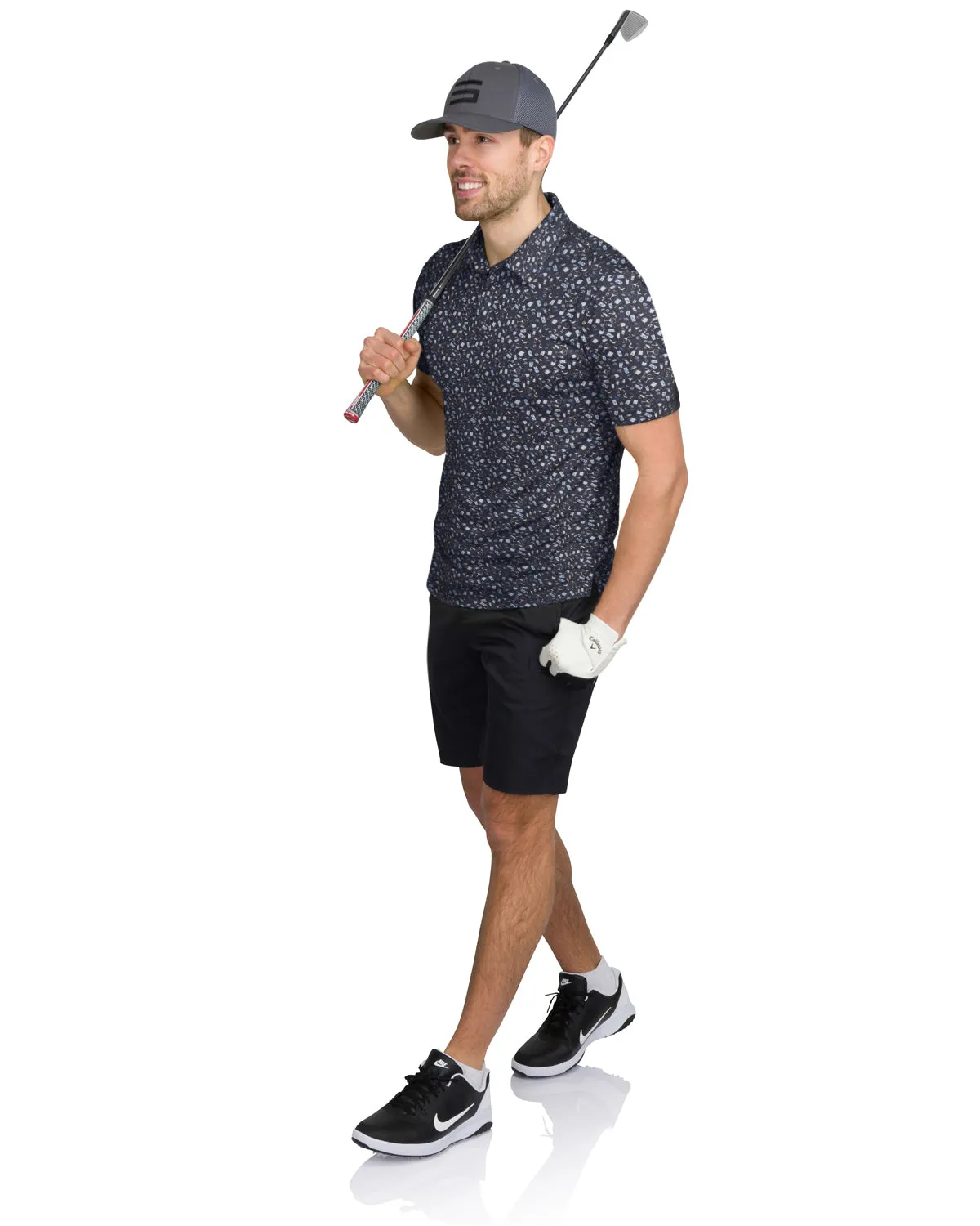 Men’s Print Golf Polos