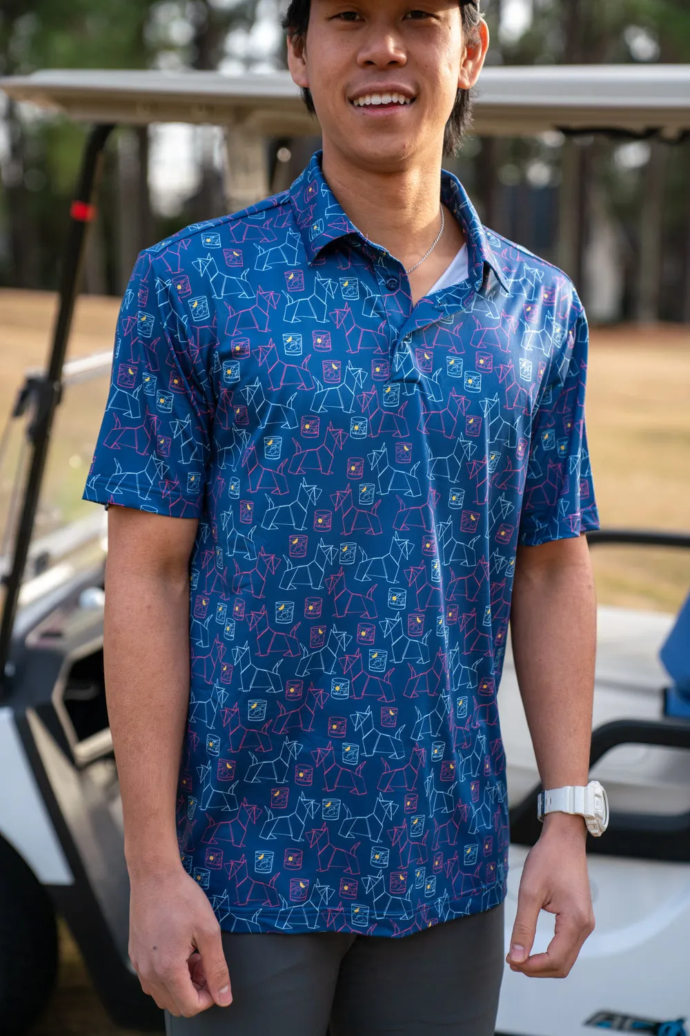 Men’s Print Golf Polos