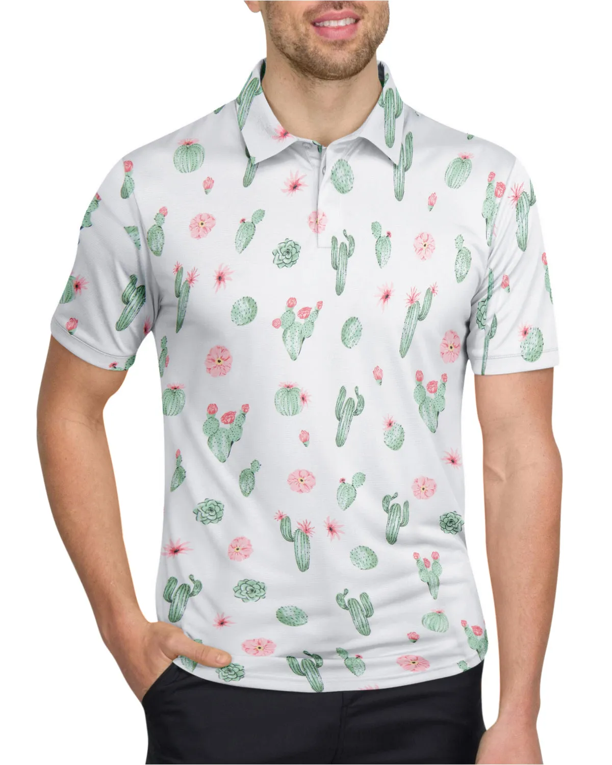 Men’s Print Golf Polos
