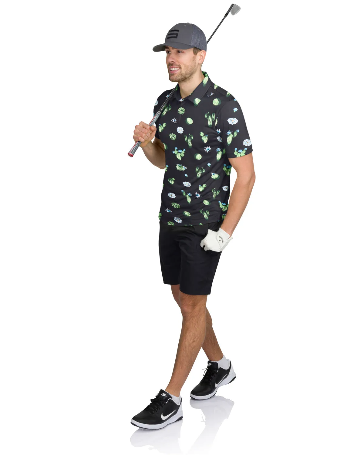 Men’s Print Golf Polos