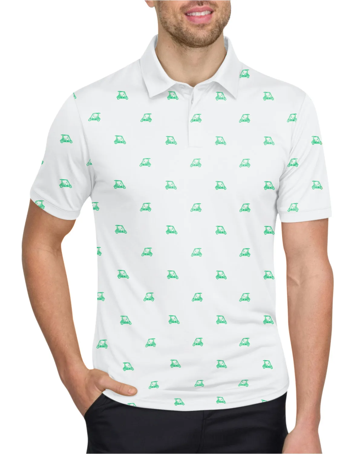 Men’s Print Golf Polos