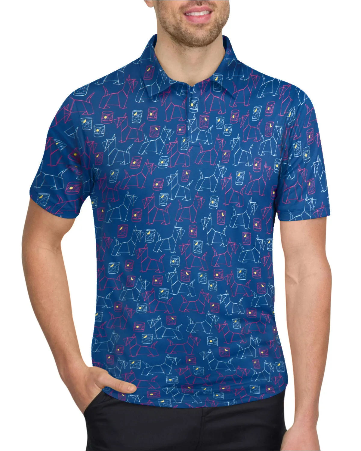Men’s Print Golf Polos