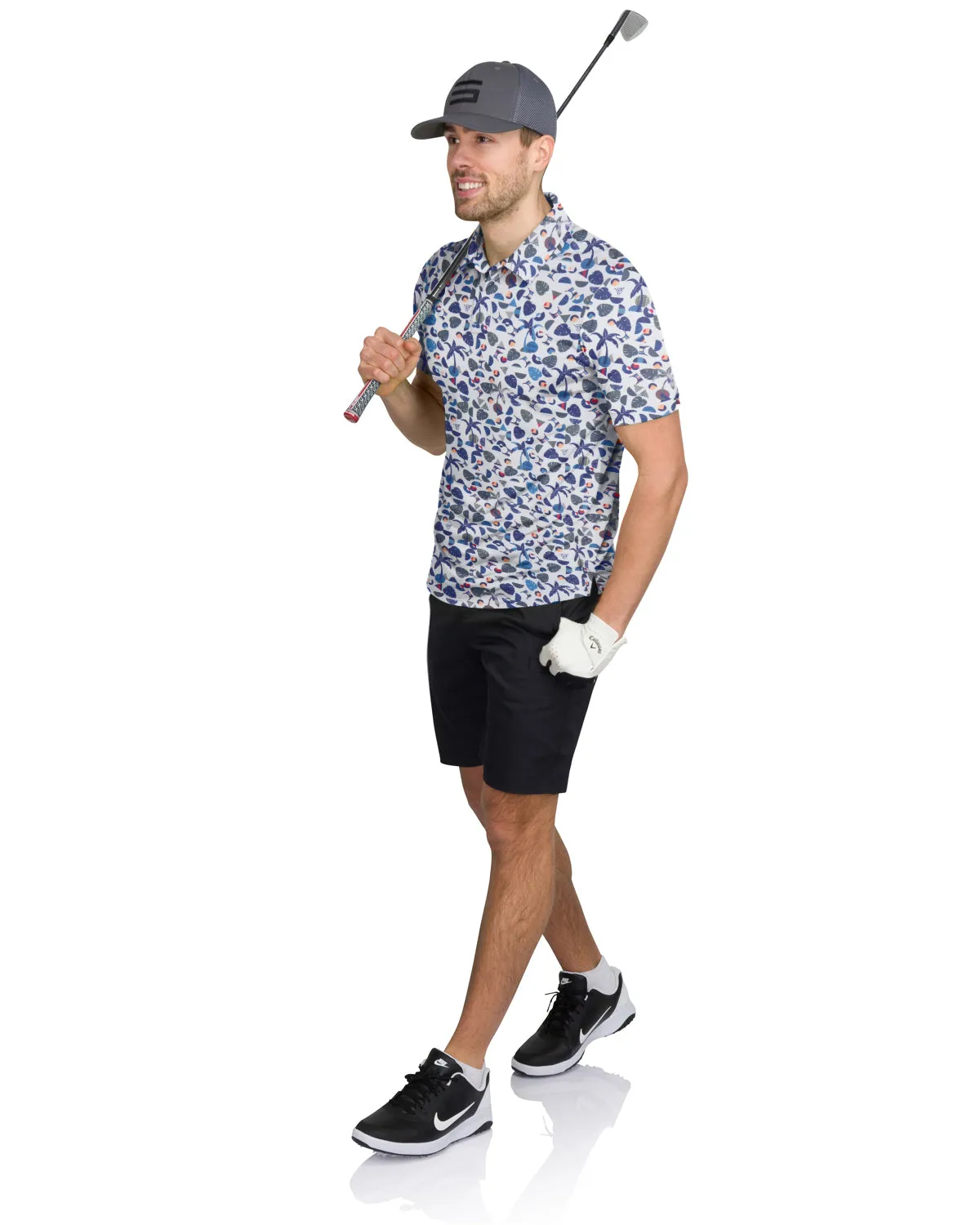 Men’s Print Golf Polos