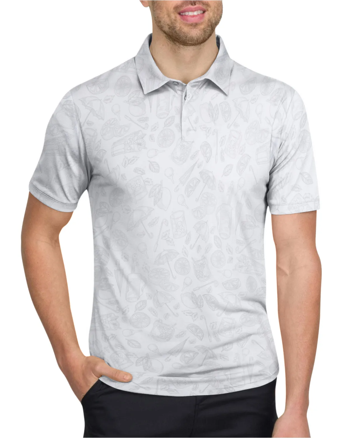 Men’s Print Golf Polos