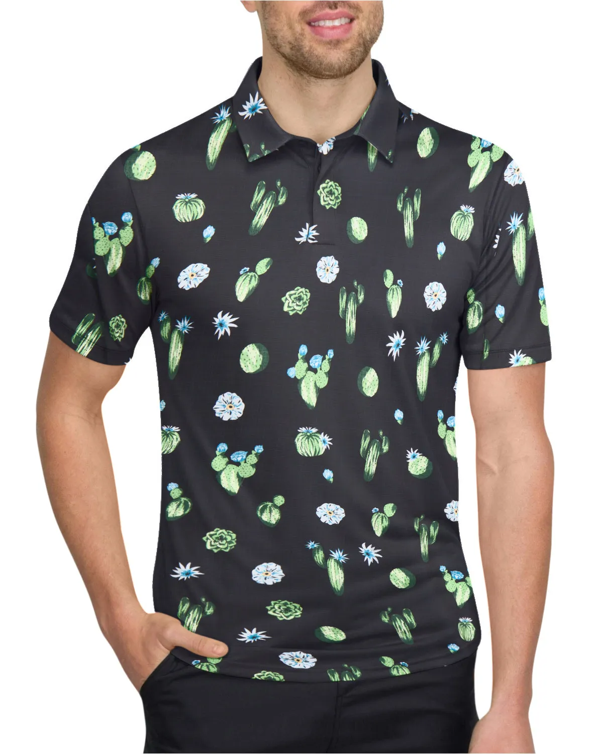 Men’s Print Golf Polos