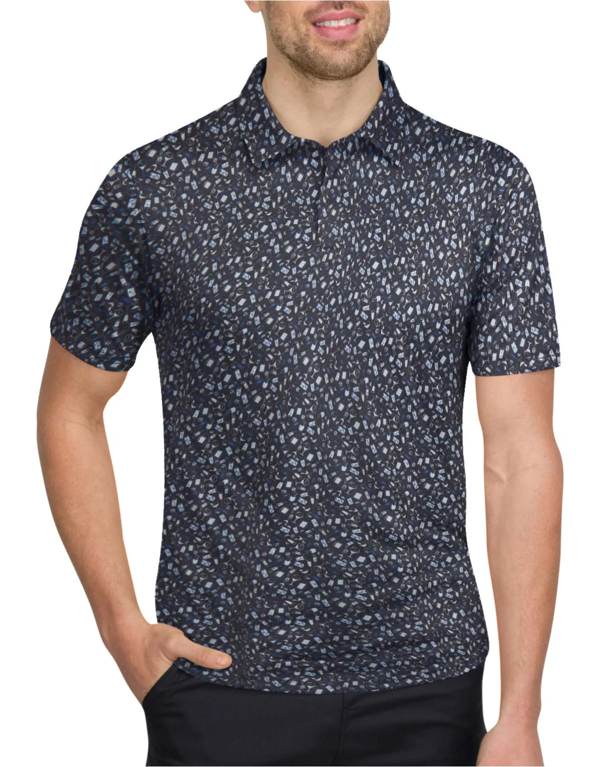 Men’s Print Golf Polos