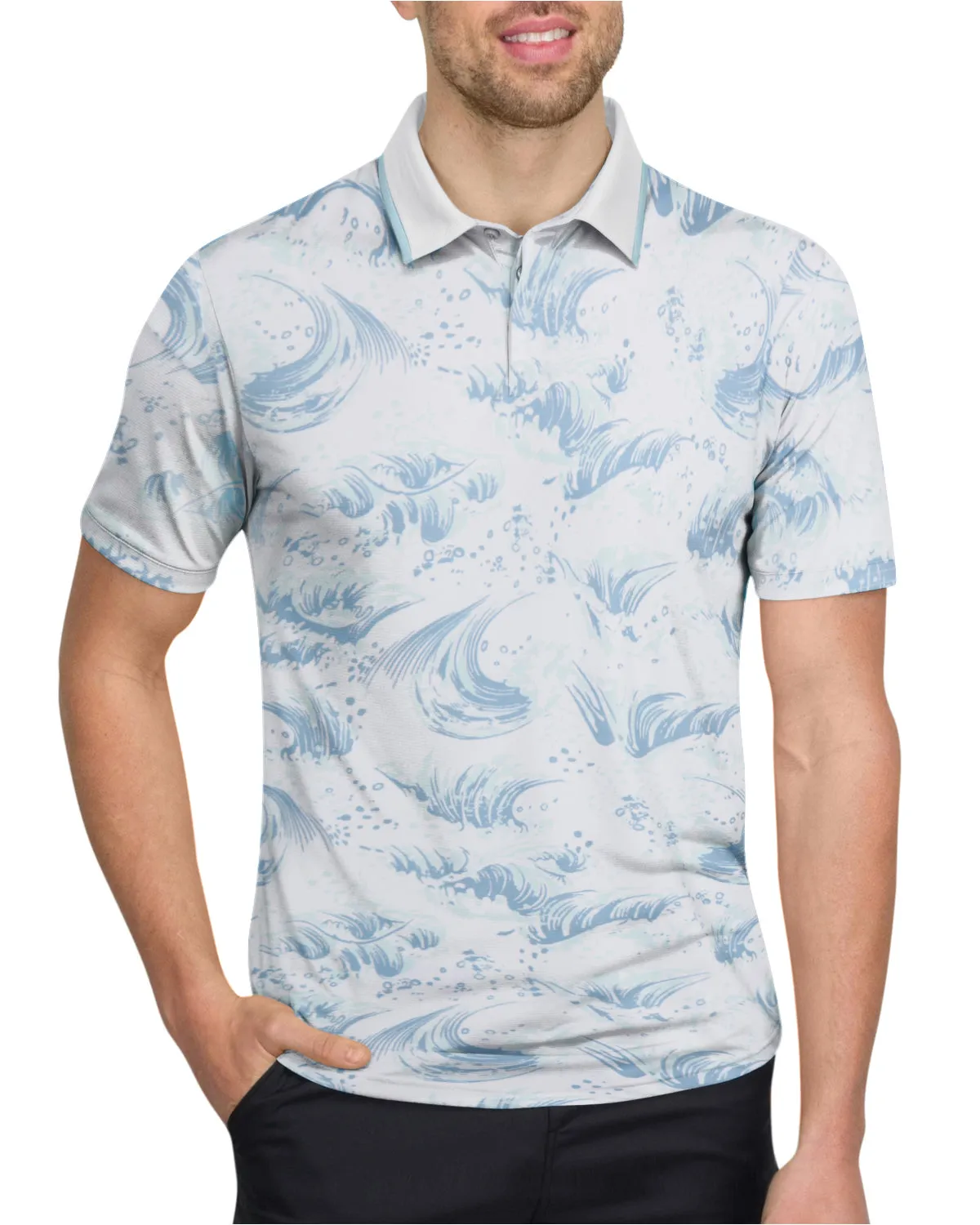 Men’s Print Golf Polos