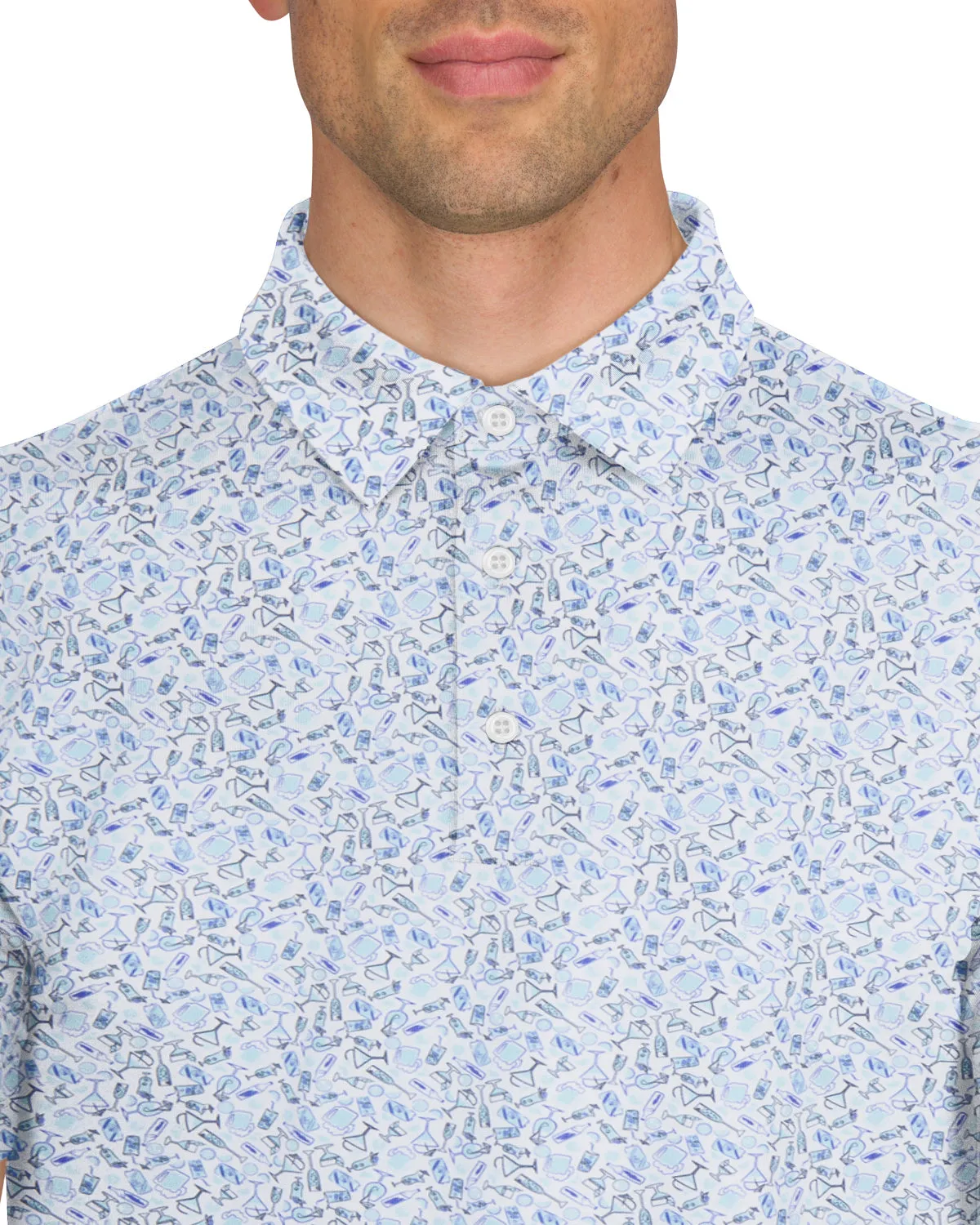 Men’s Print Golf Polos