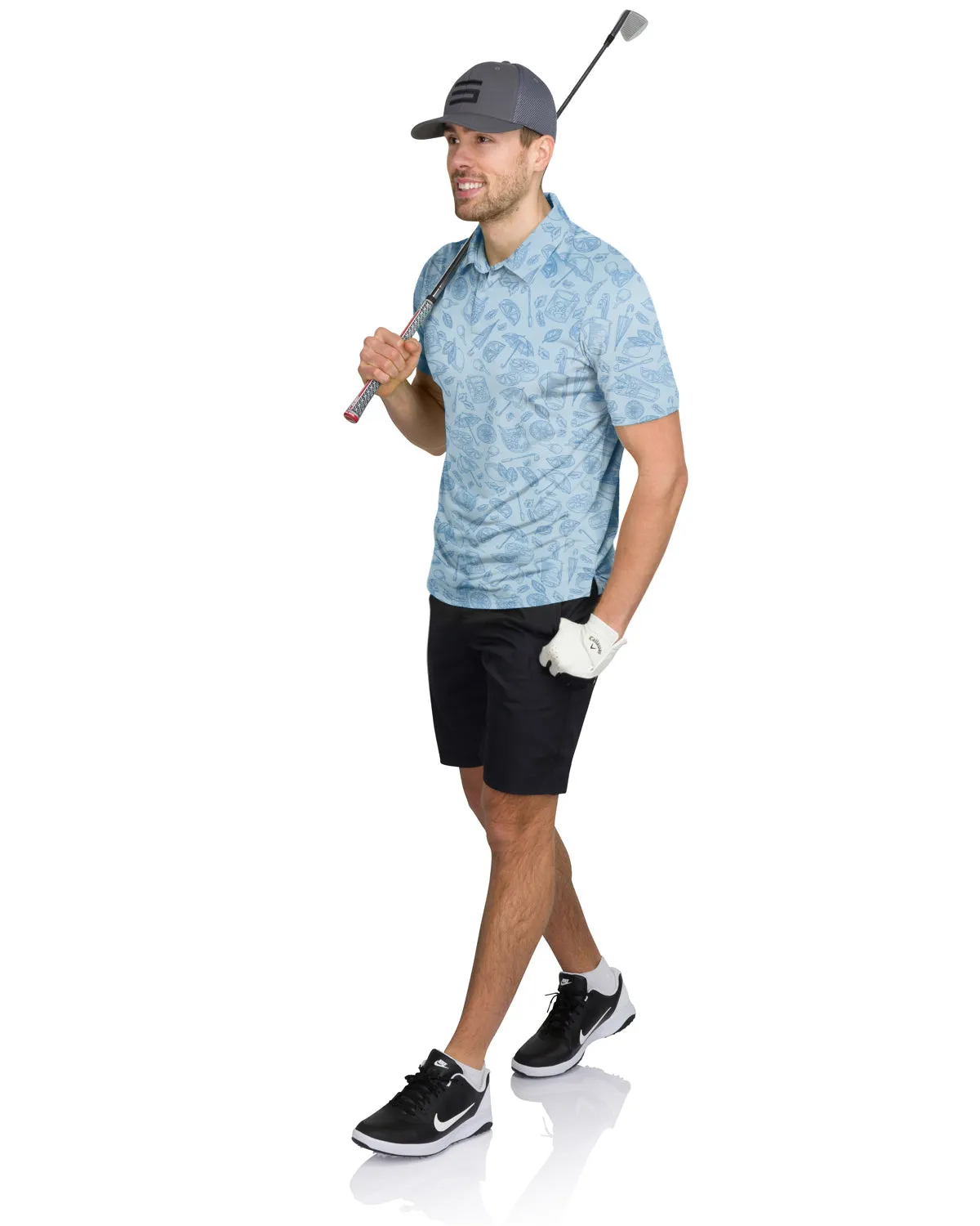 Men’s Print Golf Polos