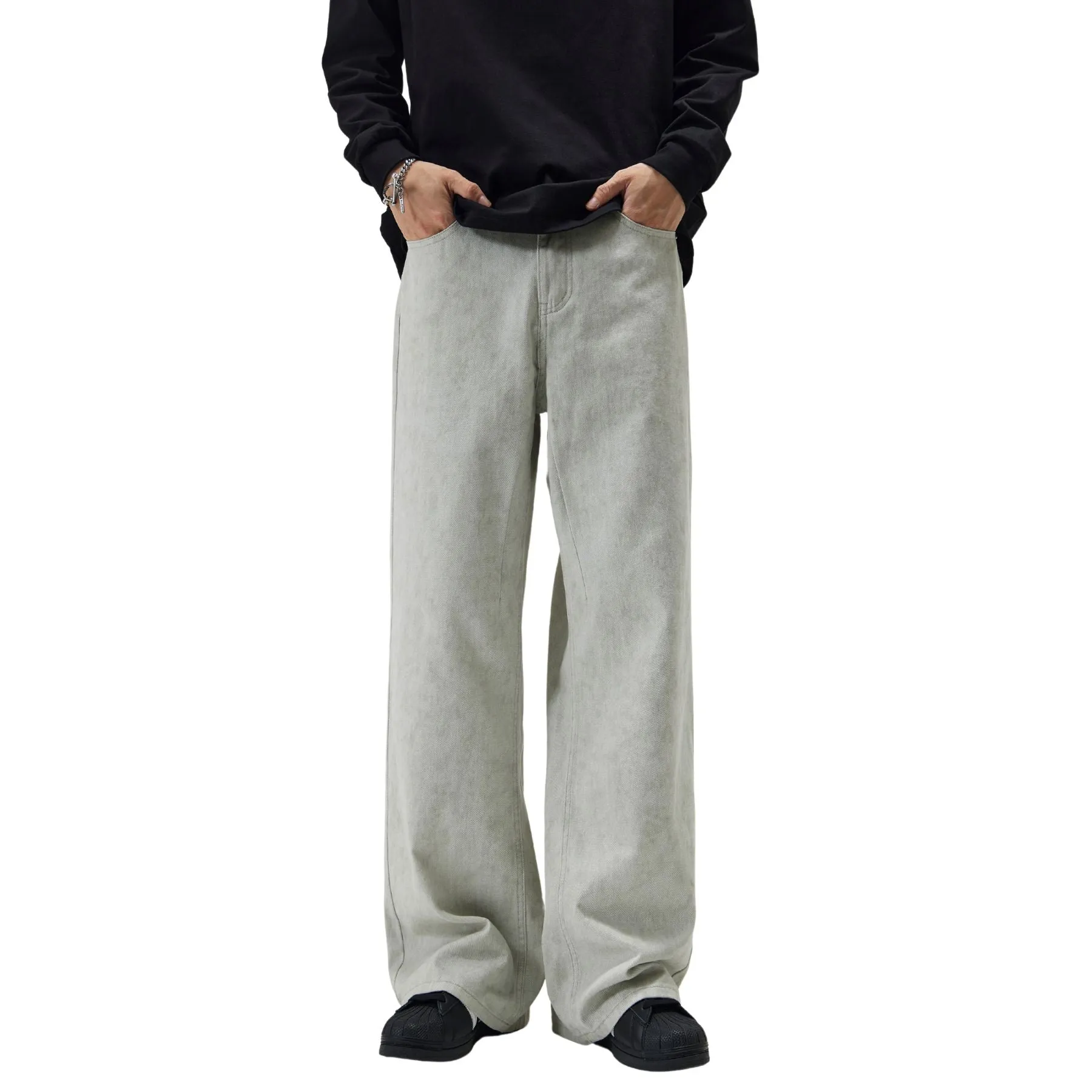 Men's Washed Relaxed Fit Jeans