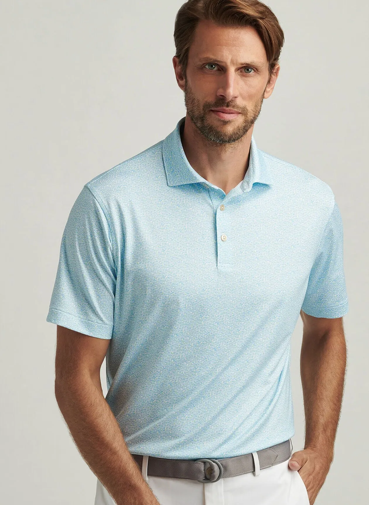 MEZCAL PERFORMANCE JERSEY POLO - WHITE