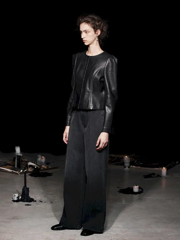 Midline Relaxed Fit Black Jeans