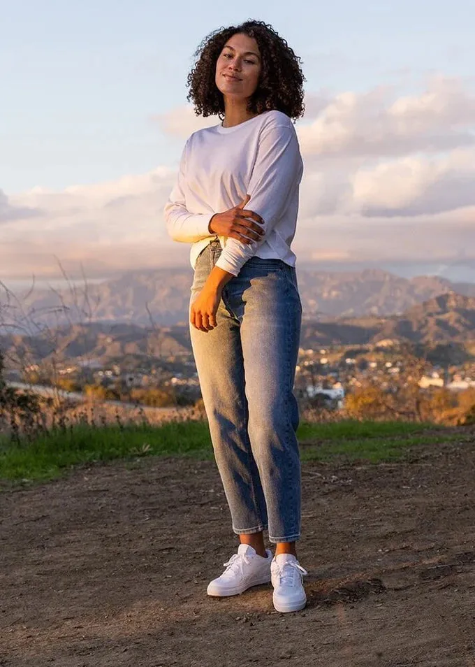 Midweight Denim High Rise Arc in Vintage Tint