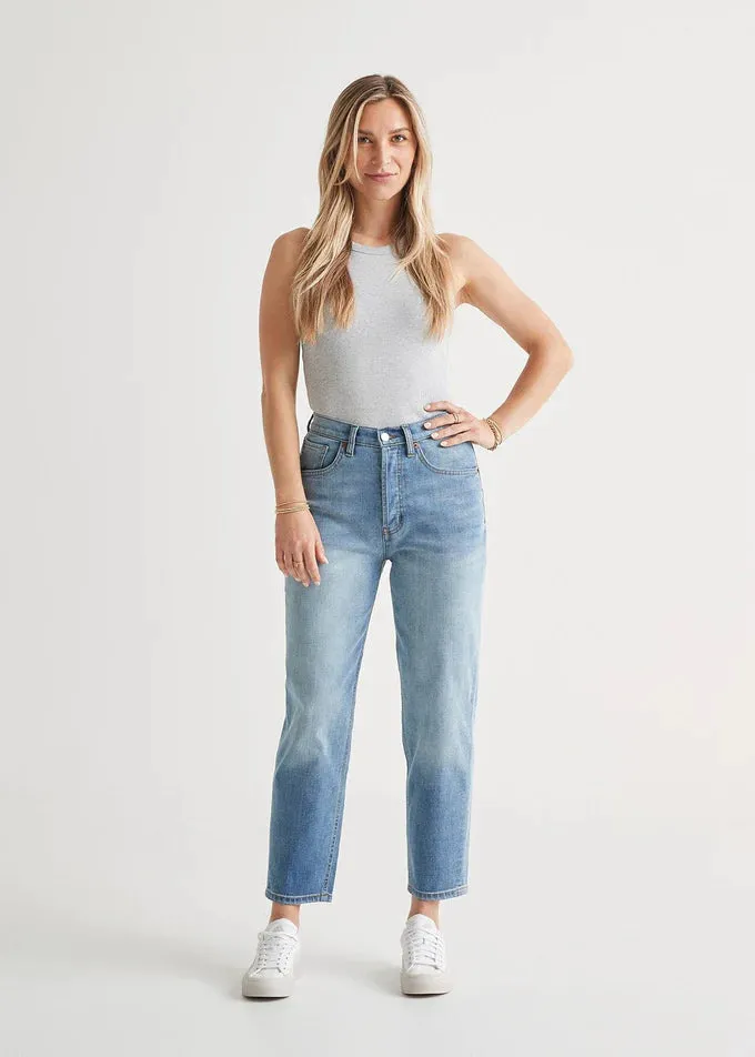 Midweight Denim High Rise Arc in Vintage Tint