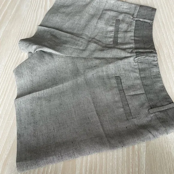 Milly pleated grey shorts size 8