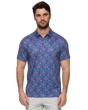 MVP FAIRHOPE FIREWORKS PRINT POLO