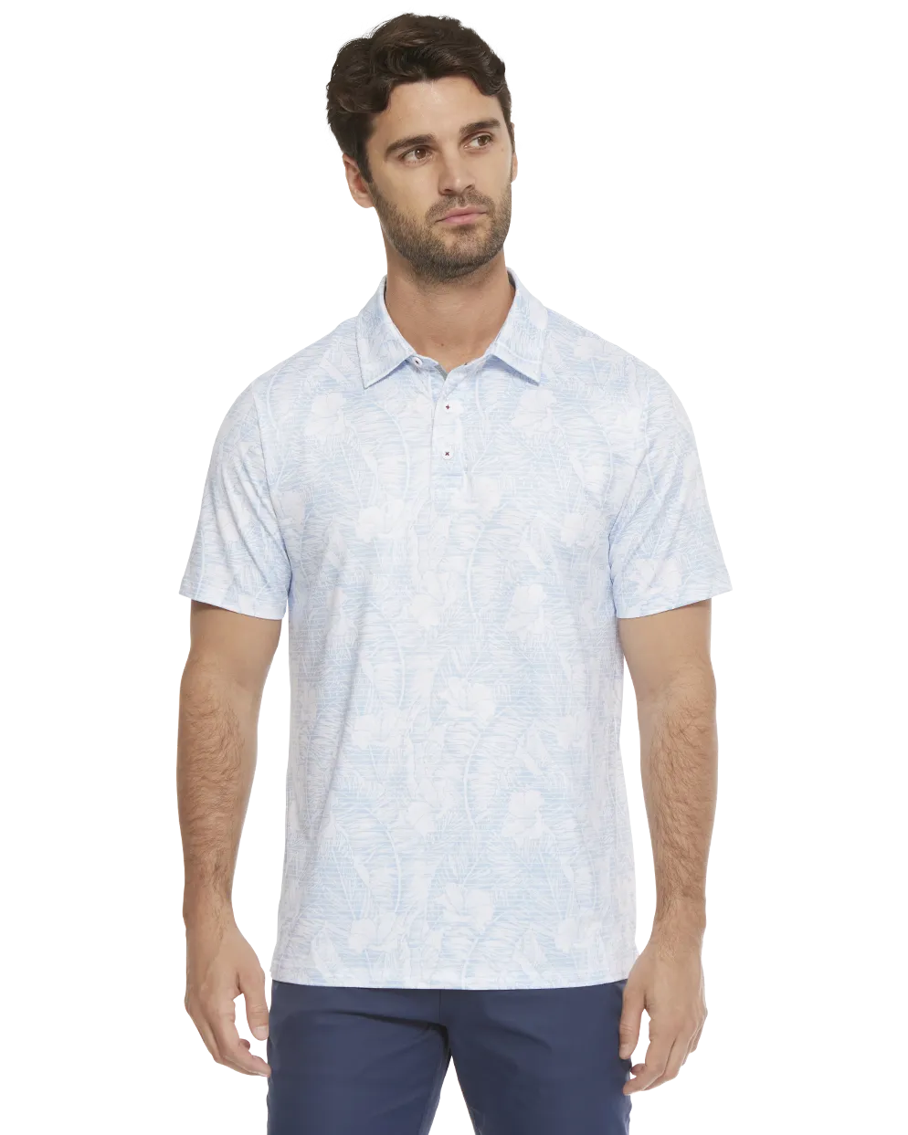 MVP MONTAUK BOTANICAL PRINT POLO
