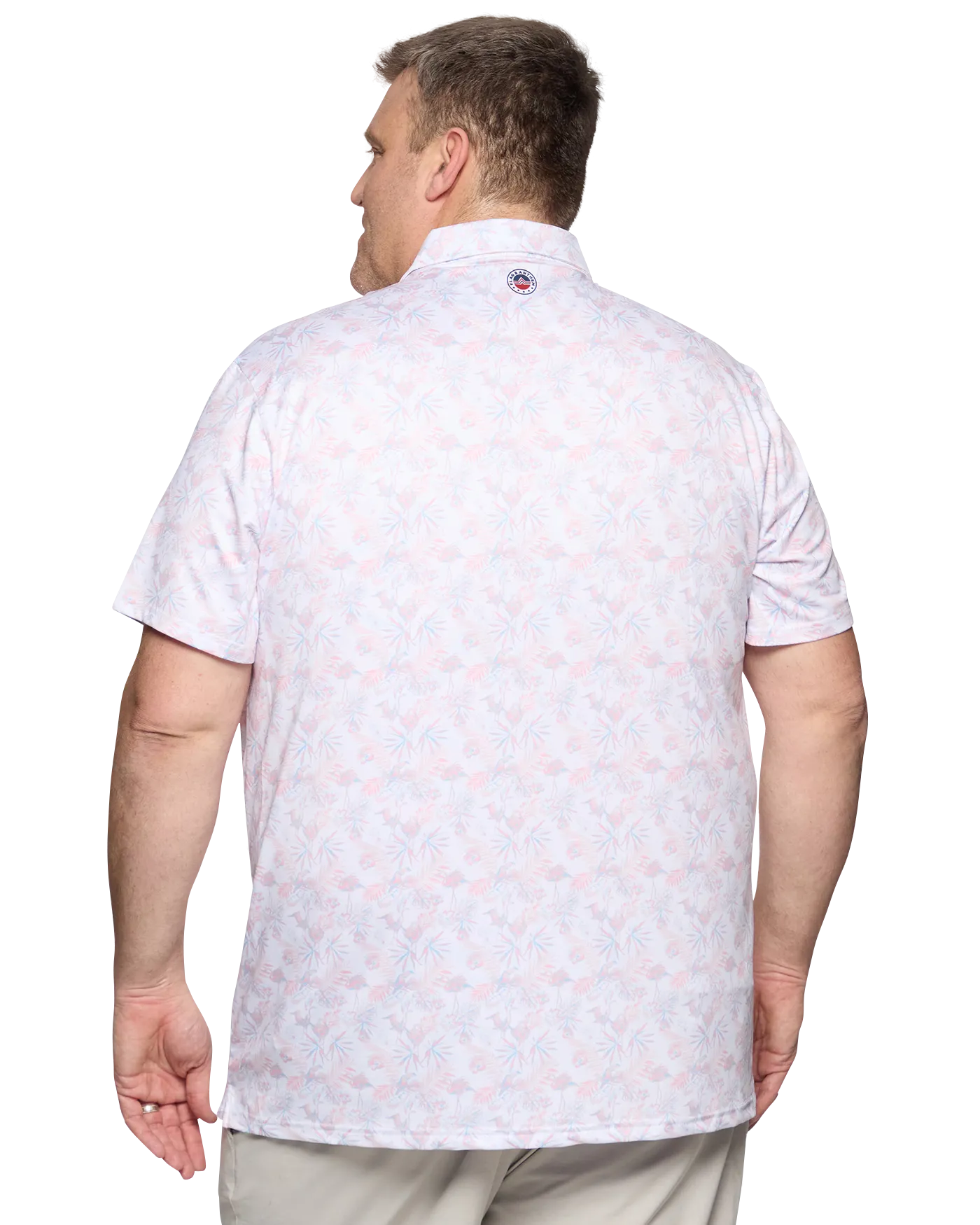 MVP PASADENA TOUCAN PRINT POLO BIG & TALL