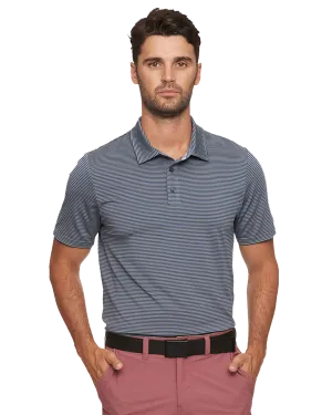 NAPLES STRIPED PERFORMANCE POLO