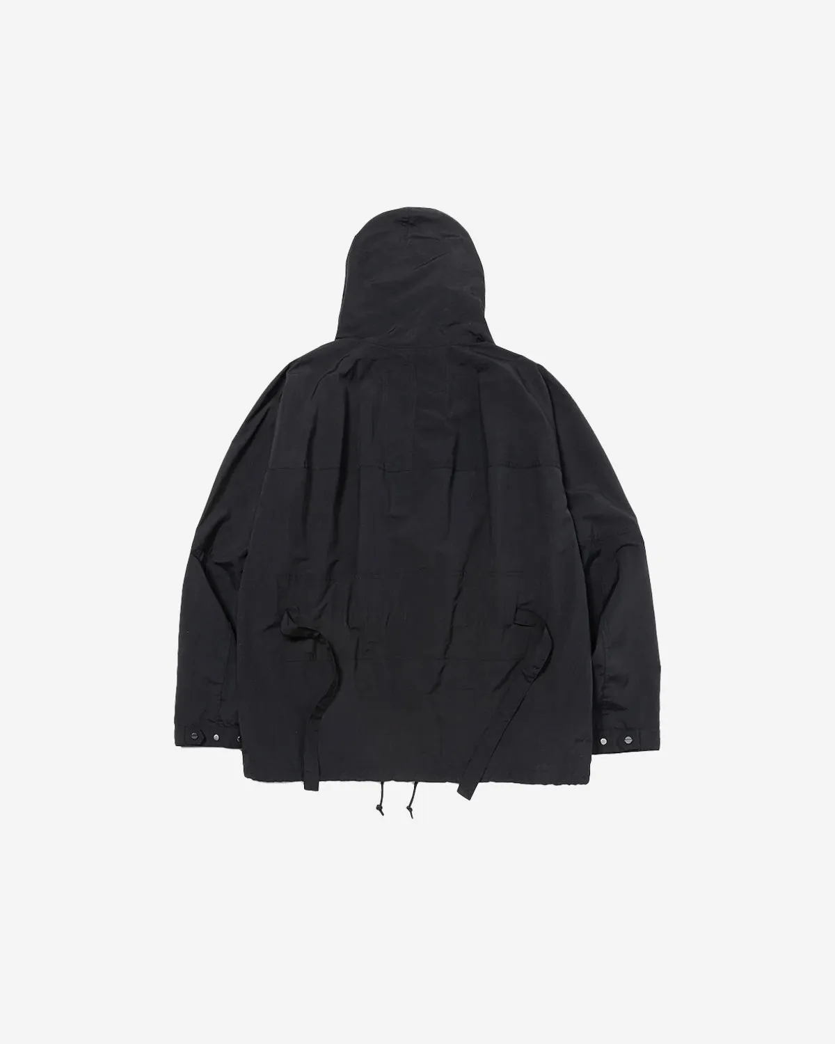 Neutral Hooded Blouson - Off Black