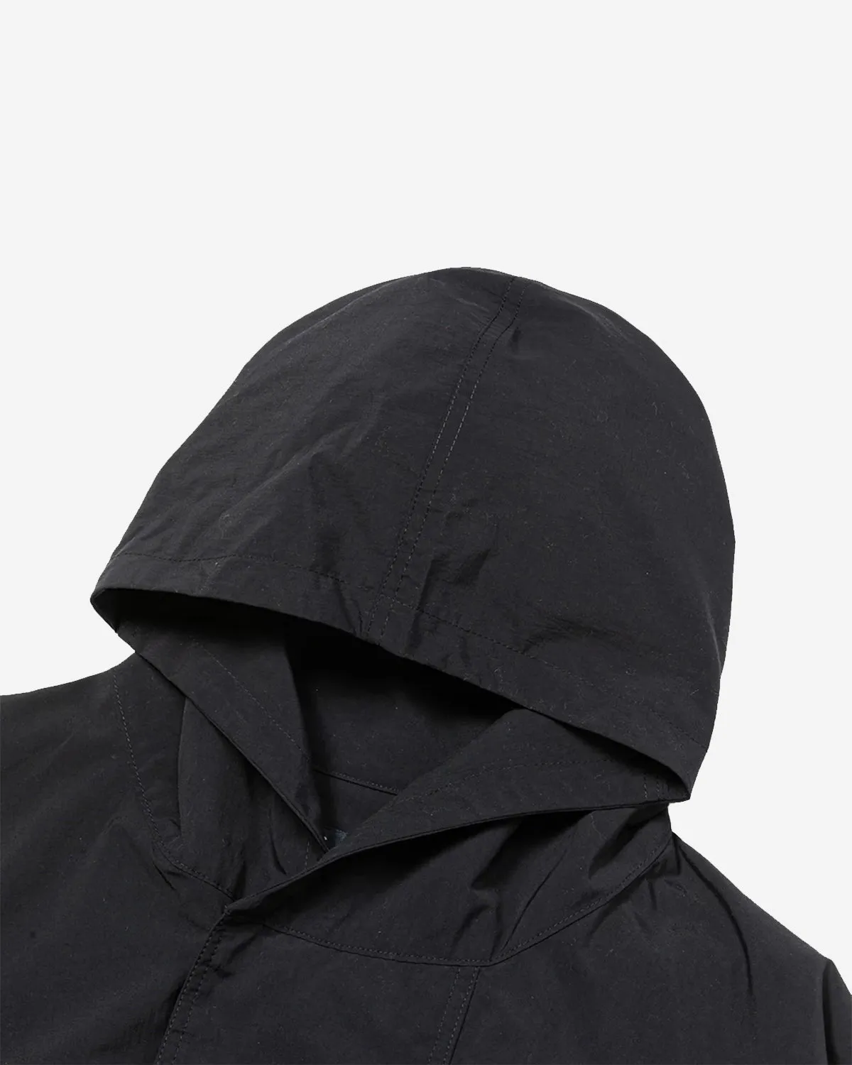 Neutral Hooded Blouson - Off Black