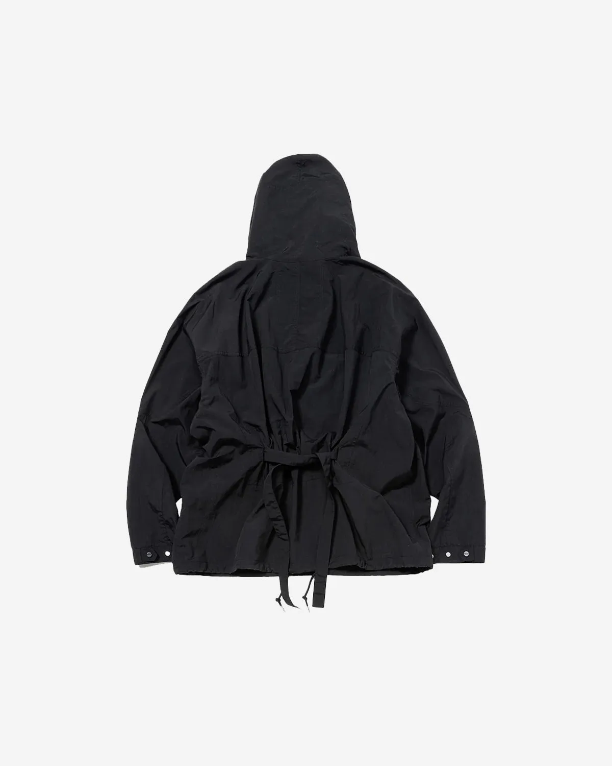 Neutral Hooded Blouson - Off Black
