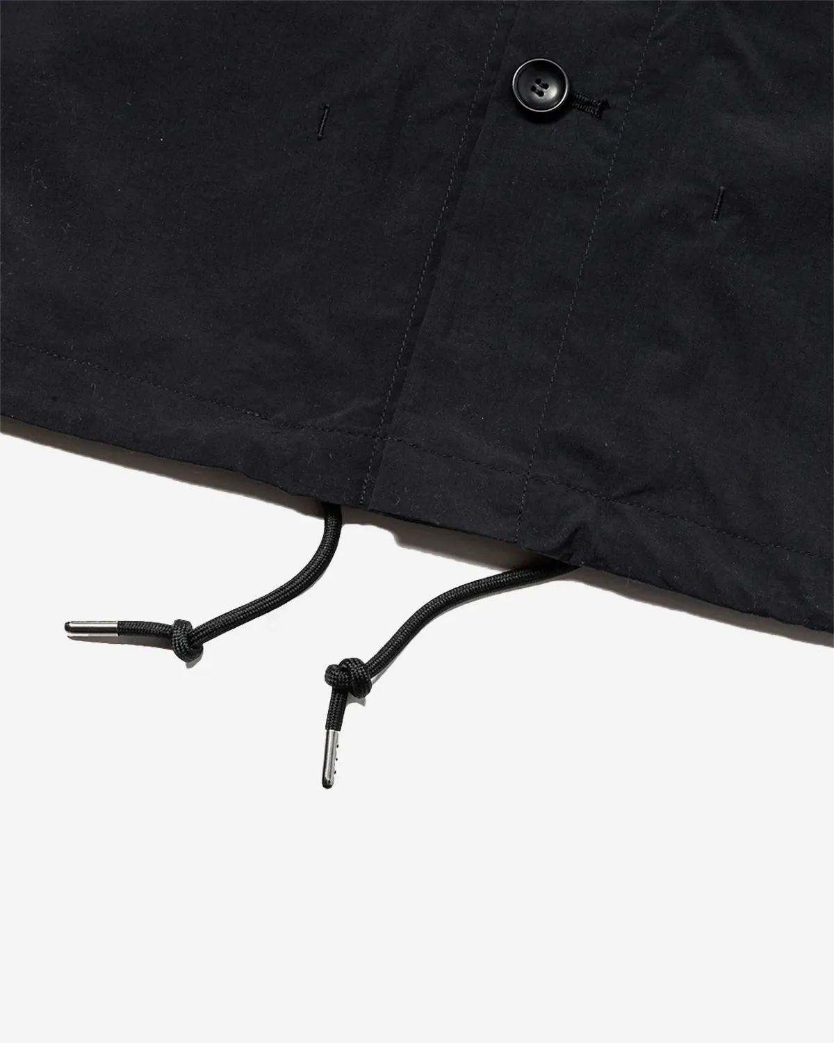 Neutral Hooded Blouson - Off Black