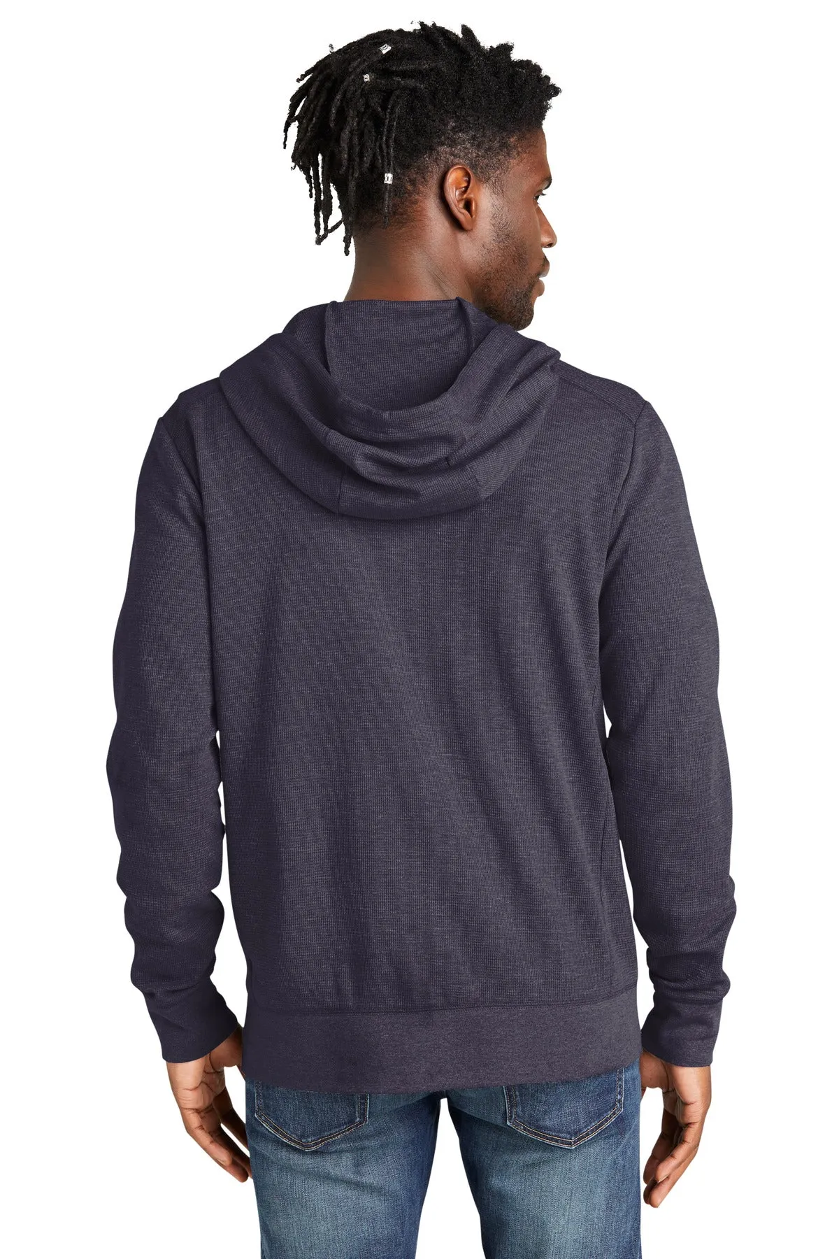 New Era Thermal Full-Zip Hoodie NEA141 True Navy Heather