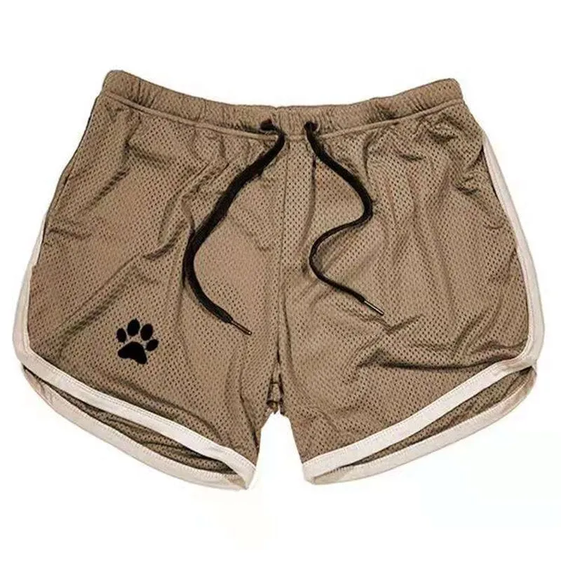 New Grids Men's breathable  Quick-Drying Bodybuilding Fitness  Shorts