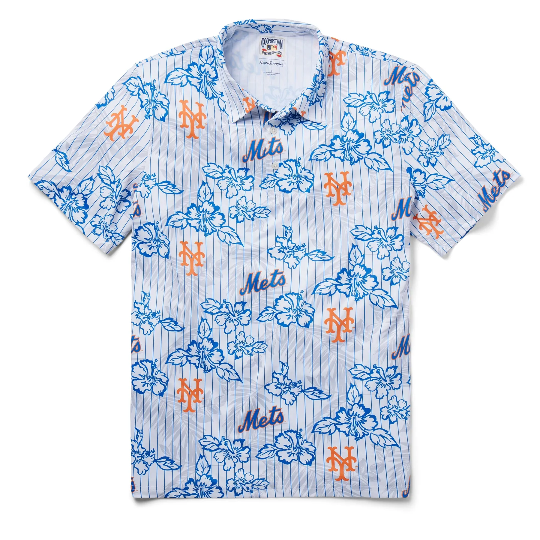 NEW YORK METS COOPERSTOWN PERFORMANCE POLO