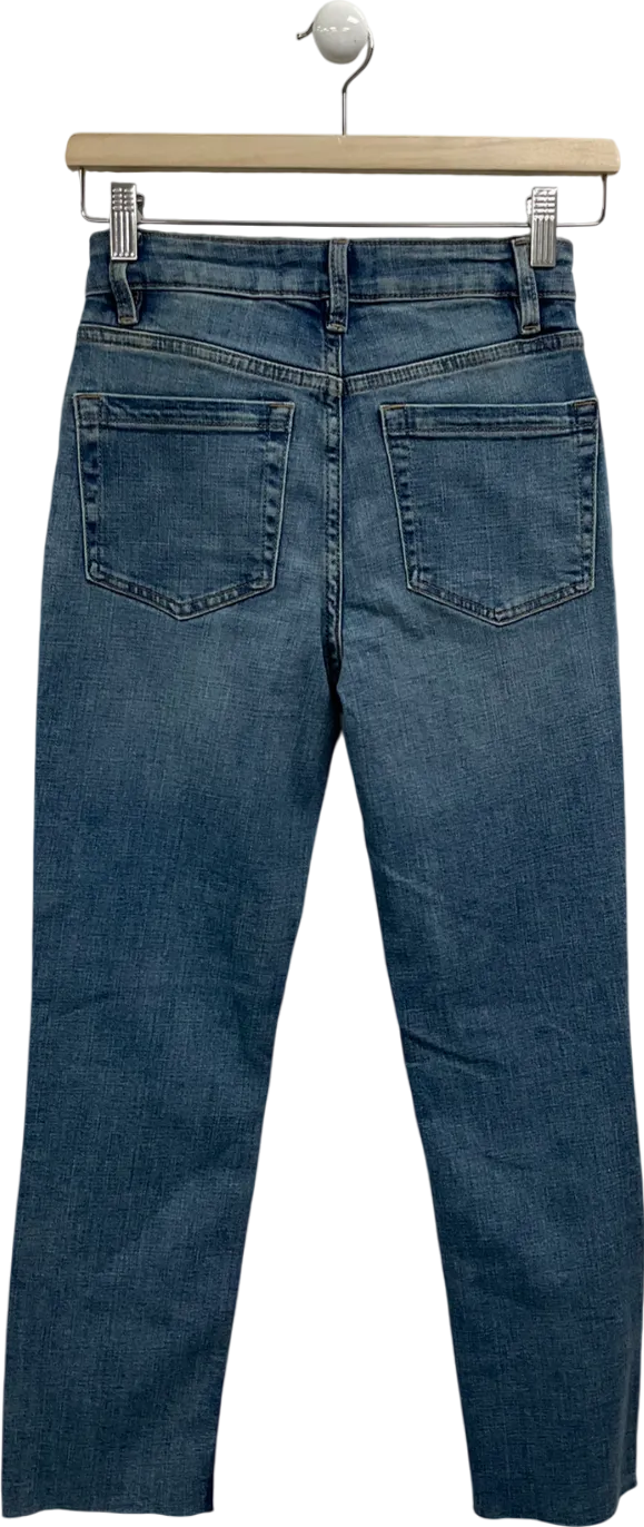 Next Blue Relaxed Slim Fit Mid Rise Jeans UK 6
