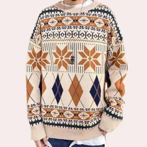 Nicusor - fashionable oversized knitted men's jumper