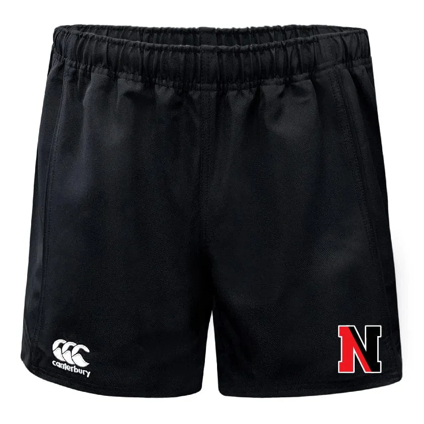 Northeastern University Rowing Advantage Rugby Shorts by Canterbury