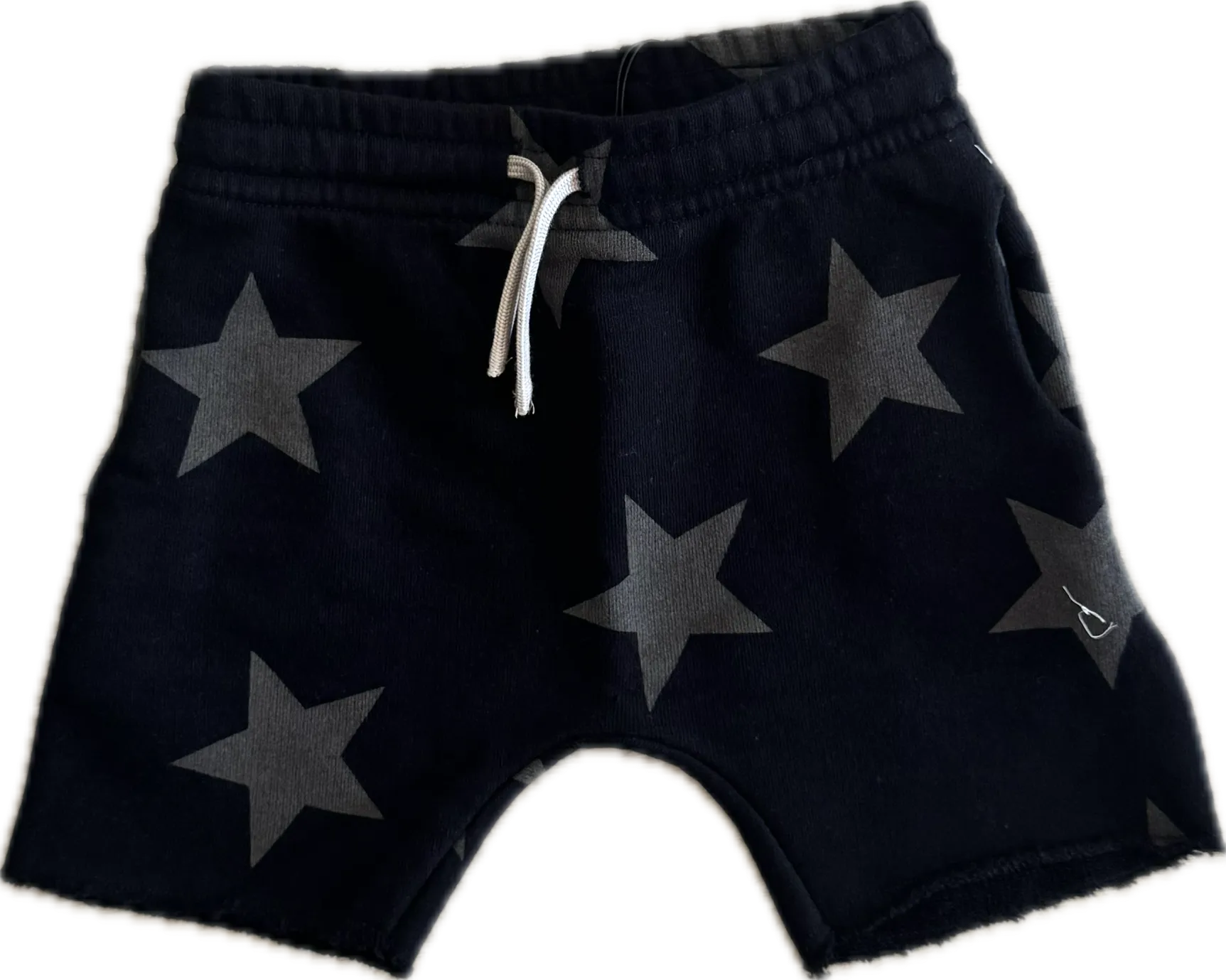 nununu- Star Sweatshorts (Black/Grey)