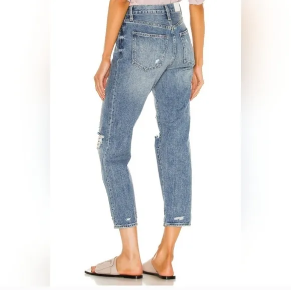 NWT Pistola Presley High Rise Relaxed Roller denim‎ Jeans Anthropologie