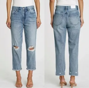 NWT Pistola Presley High Rise Relaxed Roller denim‎ Jeans Anthropologie