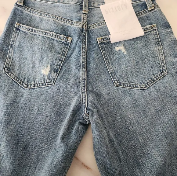 NWT Pistola Presley High Rise Relaxed Roller denim‎ Jeans Anthropologie