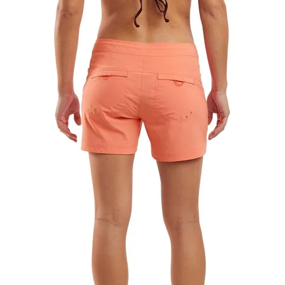 NWT Title Nine Rogue 5&quot; Shorts Women's 6 Hot Pink UPF 50 Quick Dry $65 HTF Color